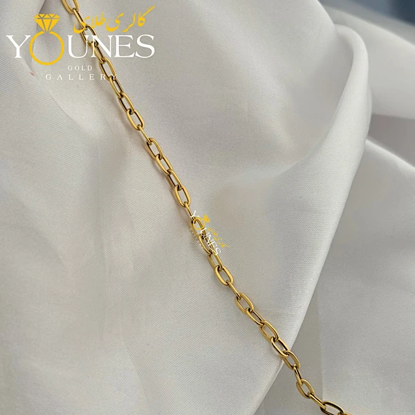 دستبند تمام طلا هرمس زنجیری